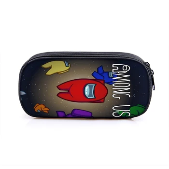 

Cartoon Among Us Kids Pencil Case Hot Game Pattern Students Stationery Storage Box Children's School Pen Bags