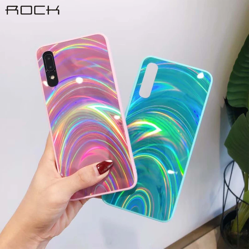 Чехол ROCK для samsung Galaxy Note 10 S10 S9 Plus A10 A30 A50 A70 A30s A50s градиентная задняя крышка из