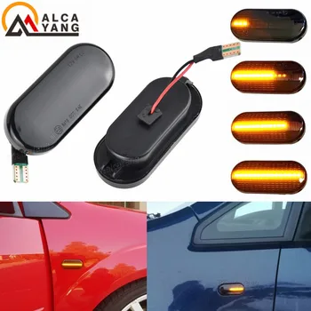 

2Pc Dynamic LED Side Marker Signal Light Indicator Lamp For SEAT Altea Exeo Ibiza 6L Toledo Cordoba Alhambra Arosa Leon 1M Built