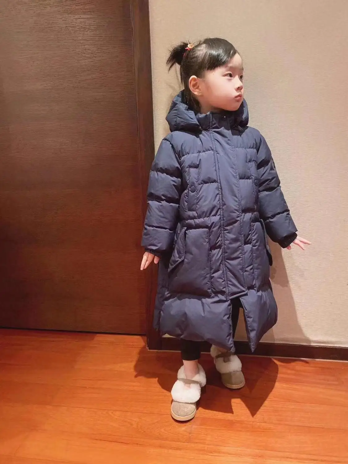 

2019 Cherry Winter Dark Blue Down Jacket Snow Wear For Kids Warm Jacket Coat Duck Down Jacket Snow Outwear Baby Kids Overcoat