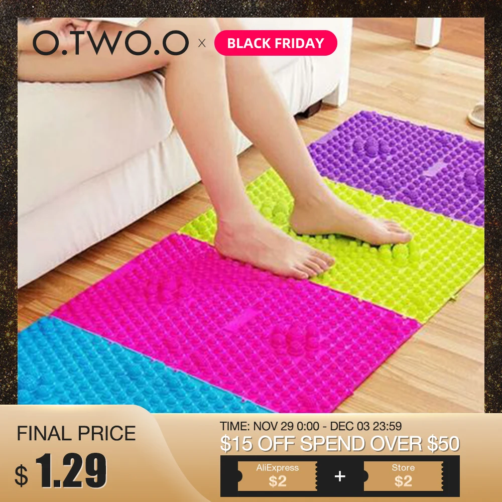 

New Reflexology Foot Materials Blood Circulation Massager Toe Pressure Blood Circulation Plate Mat Mini Foreosing Massage Tools