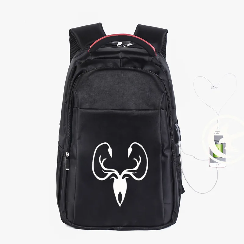 

Game of Thrones of Game Game of Thrones Backpack USB Business Backpack Thick Fabric