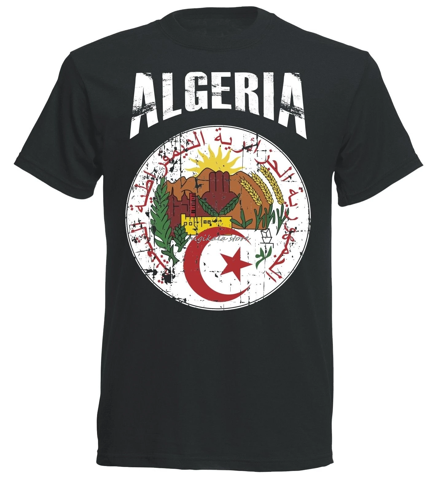 

Hot Sale Summer Fashion Newest Algerien T-Shirt Algeria Men's Footballer Vintage Tee Shirt for Men