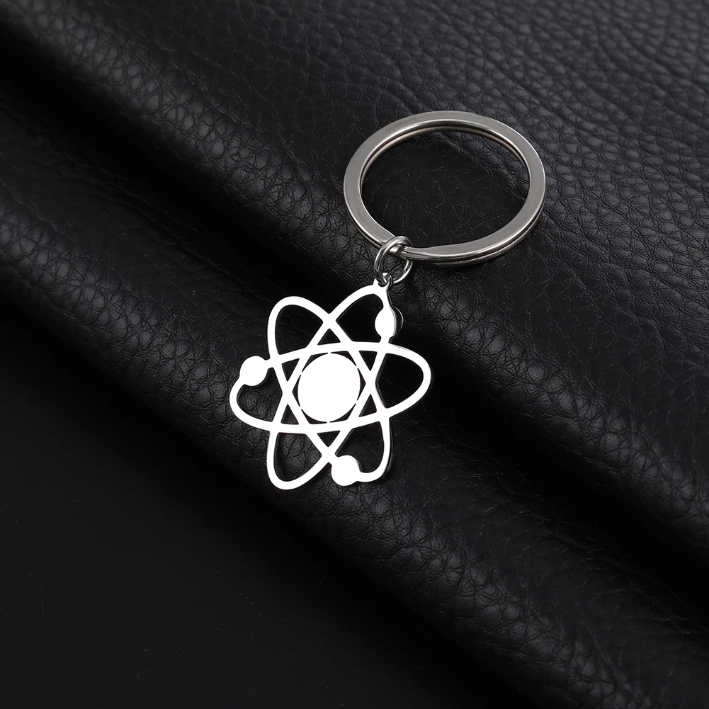 My shape серьги химия Atom 316L из нержавеющей стали серьги-подвески серебряные/Золотые/черные геометрические подвеска с научной тематикой ювелирные изделия подарок