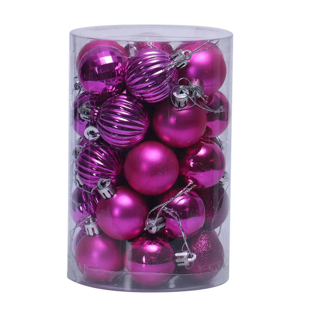 Christmas Balls 34PC 40mm Christmas Xmas Tree Ball Bauble Hanging Home Party Ornament Decor Christmas Home supplies decorations