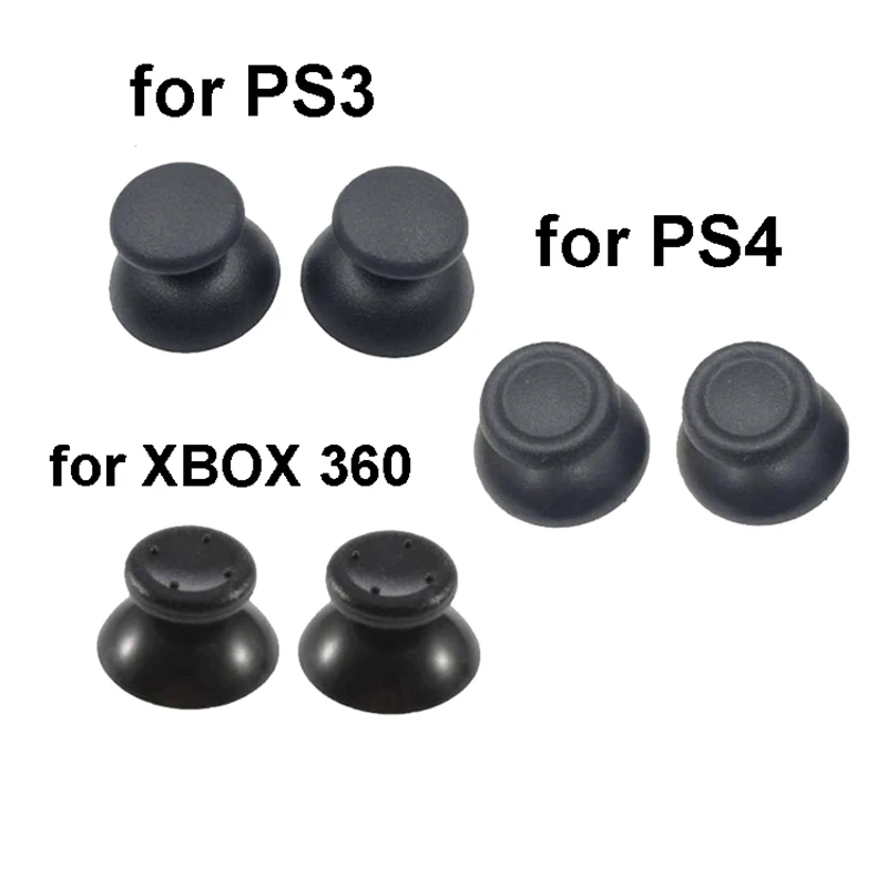 4Pcs Analog Joystick Thumb Stick Grip Cap for Sony PlayStation Dualshock 3/4 PS3 PS4 Xbox 360 /one Joypad Controller Thumbsticks
