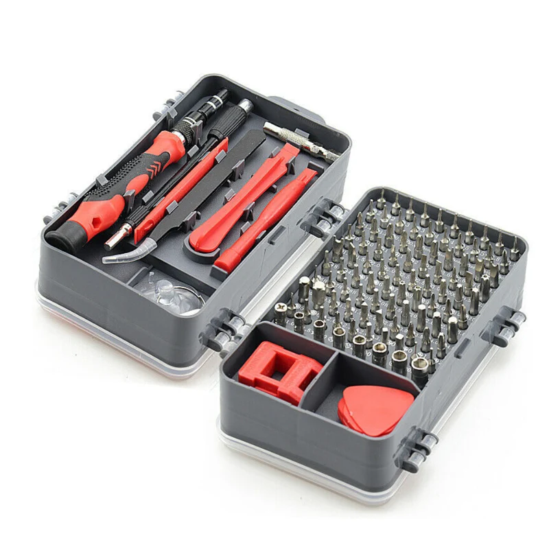 

Multi Precision Screwdriver Set 115 In 1 Screw Driver Bit Magnetic Torx Bits Screwdrivers Handle Phone Repair Hand Tools Kit