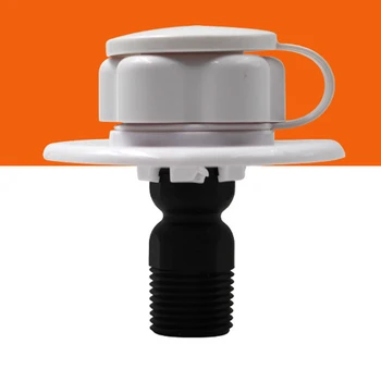 

RV WATER FILL Inlet Flange Plastic w/Check valve Trailer/Marine