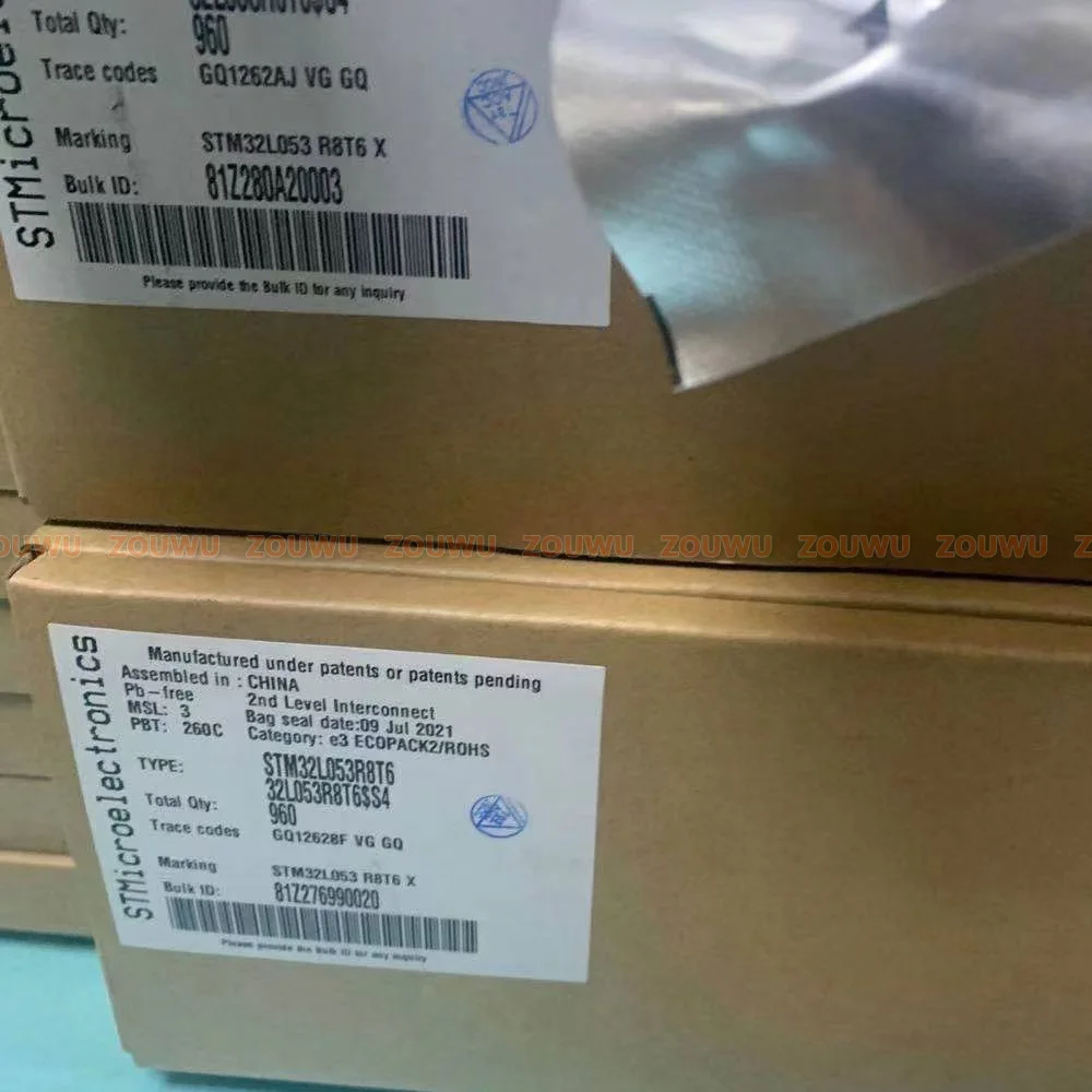 

10 шт./лот STM32L053R8T6 IC STM32L053 LQFP-64 100% оригинал