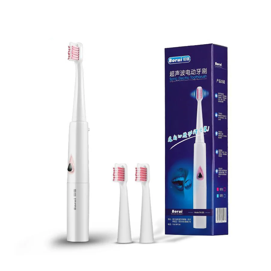 LAIKOU Electric Toothbrush Teeth Brush Dental Brush Sonic Wave Chip Toothbrush Head Replaceable Teeth Whitening Healthy battery