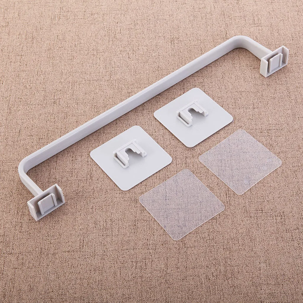 Пластиковая вешалка держатель для полотенец Держатель сервант шкаф для кухни ванной вешалка для полотенец Шкаф Вешалка G724
