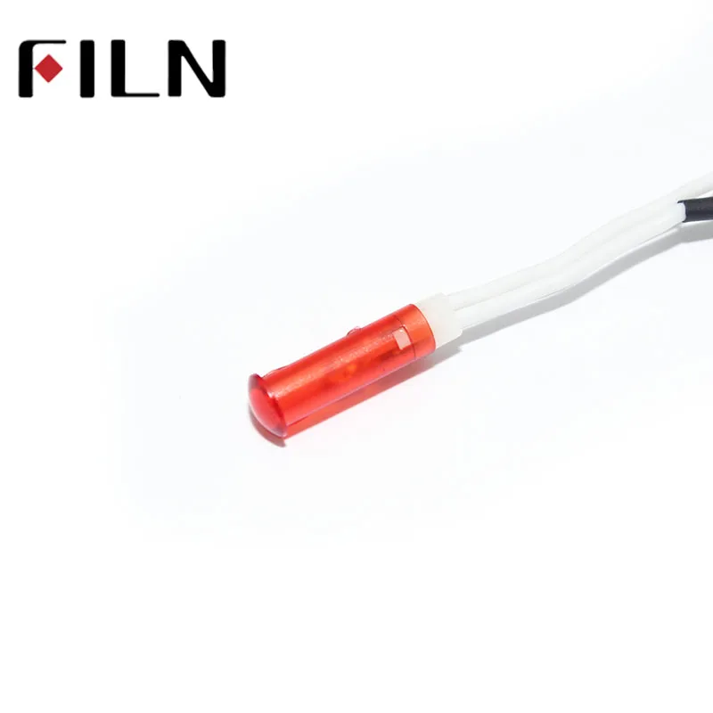 

FILN 6 мм установочное отверстие размер 3 в 6 в 12 В 24 в 120 в 220 В пластик красный желтый зеленый водонагреватель теплотворческий элемент лампа индикатор