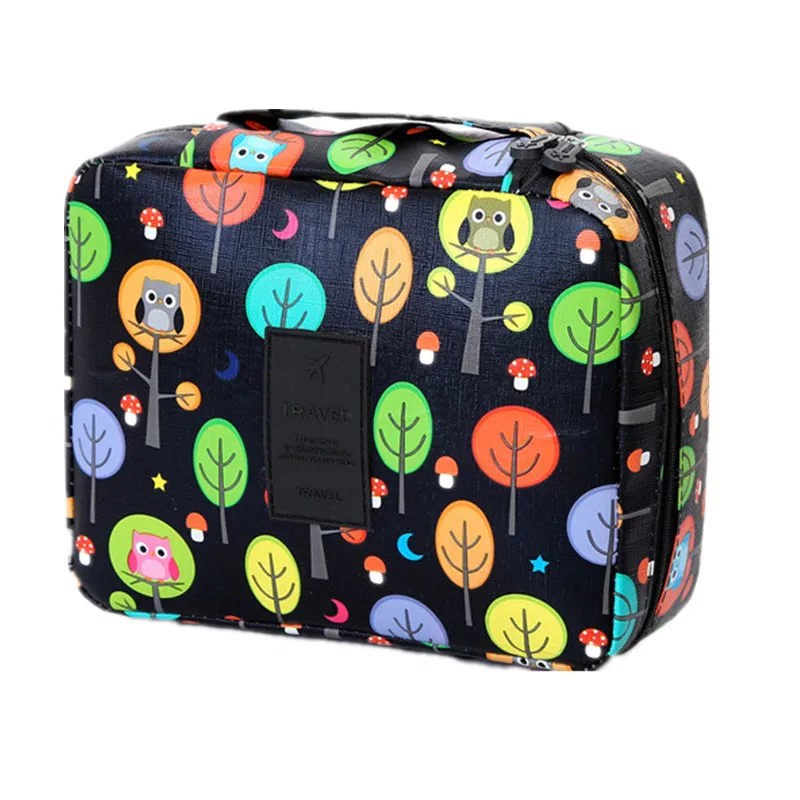 Cosmetic Bag Bathroom Travel Makeup Bag Organizer Neutral Make Up Box Neceser Beauty Case Hanging Toiletry Bag
