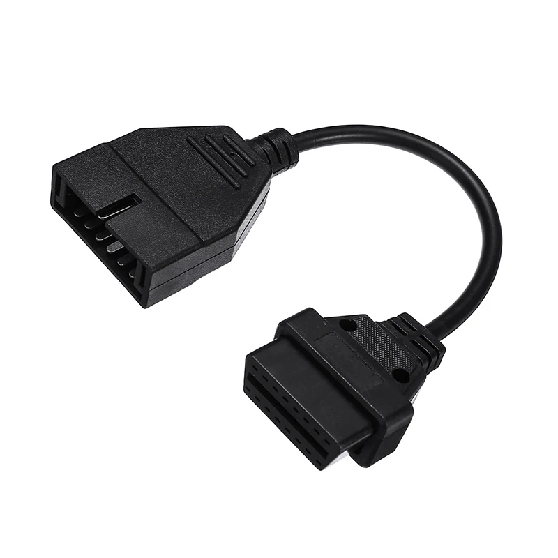 

1PCS DC 9V-12V Car Convertor Adapter Cable 12 Pin OBD1 to 16 Pin OBD2 Convertor Adapter Diagnostic Scanner Cable