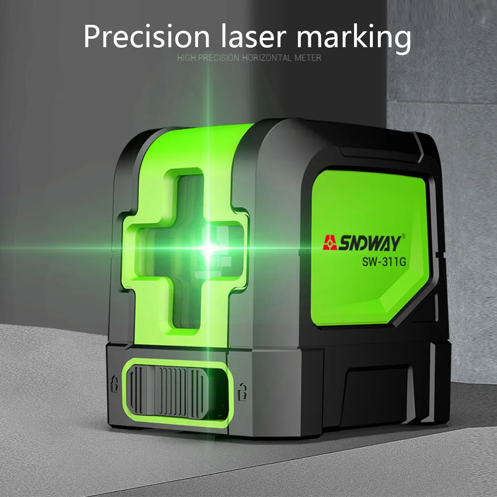 

Laser Level 2 Lines Self-Leveling Horizontal And Vertical Cross Super Powerful Green Laser Beam Line Measuring Instrumen