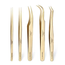 Für Wimpern Verlängerung Zangen Profi Wimpern Verlängerung Pinzette Edelstahl Hohe Präzision Wimpern Pinzette Make-Up-Tool