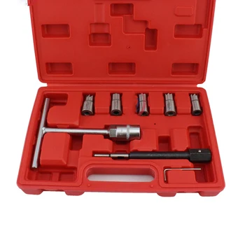 

Diesel Injector Seat Cutter Set Car Repair Tool Garage Auto Diesel Engine Repair Carbon Remover Diesel Vehicle Injector Reamer