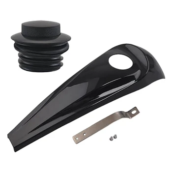

Dash Fuel Console+Gas Tank Cap Cover for Harley Electra Road Glide Touring 08-20