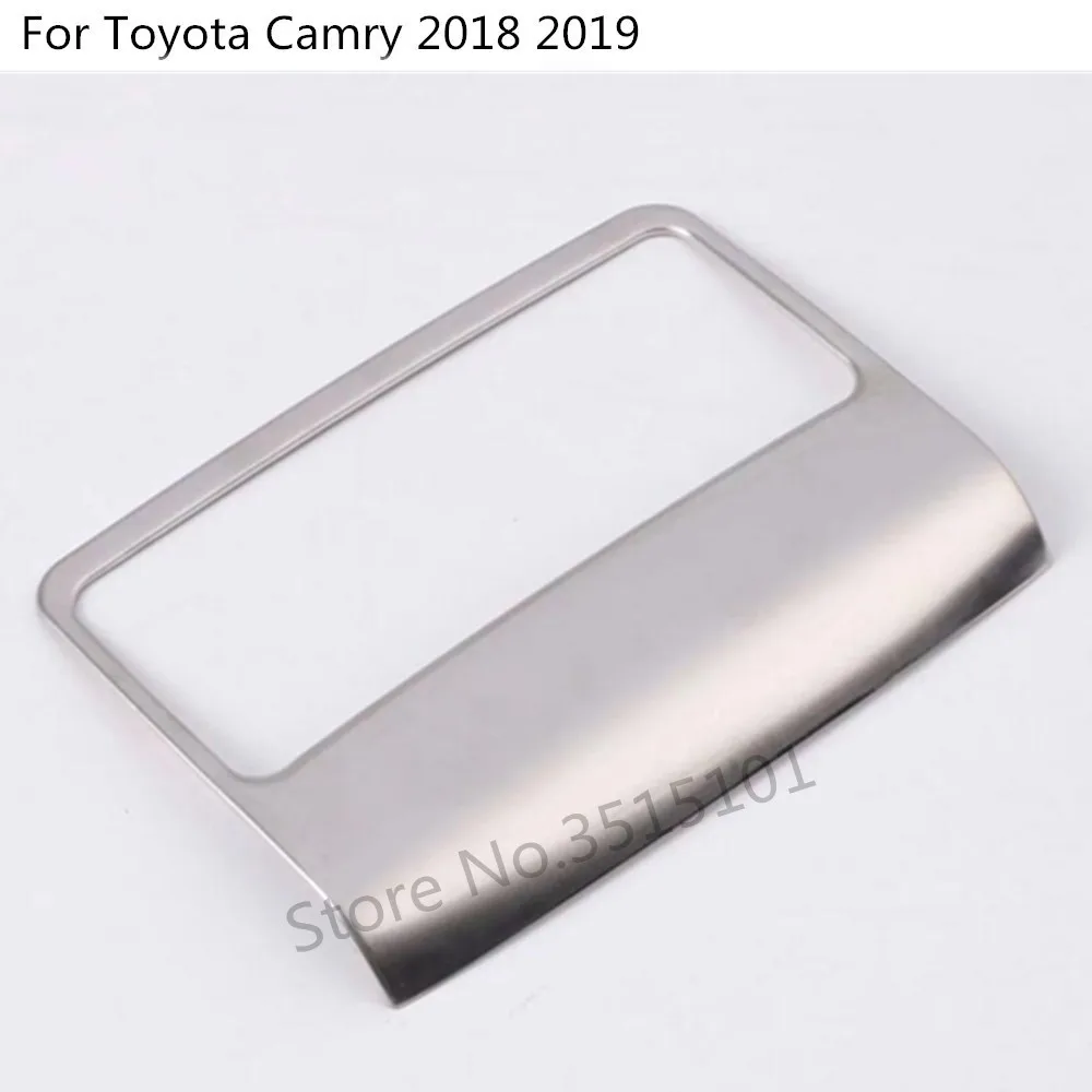 Для Toyota New Camry XV70 автомобильный Стайлинг из нержавеющей стали украсить обложку заднего кондиционера выход вытяжки