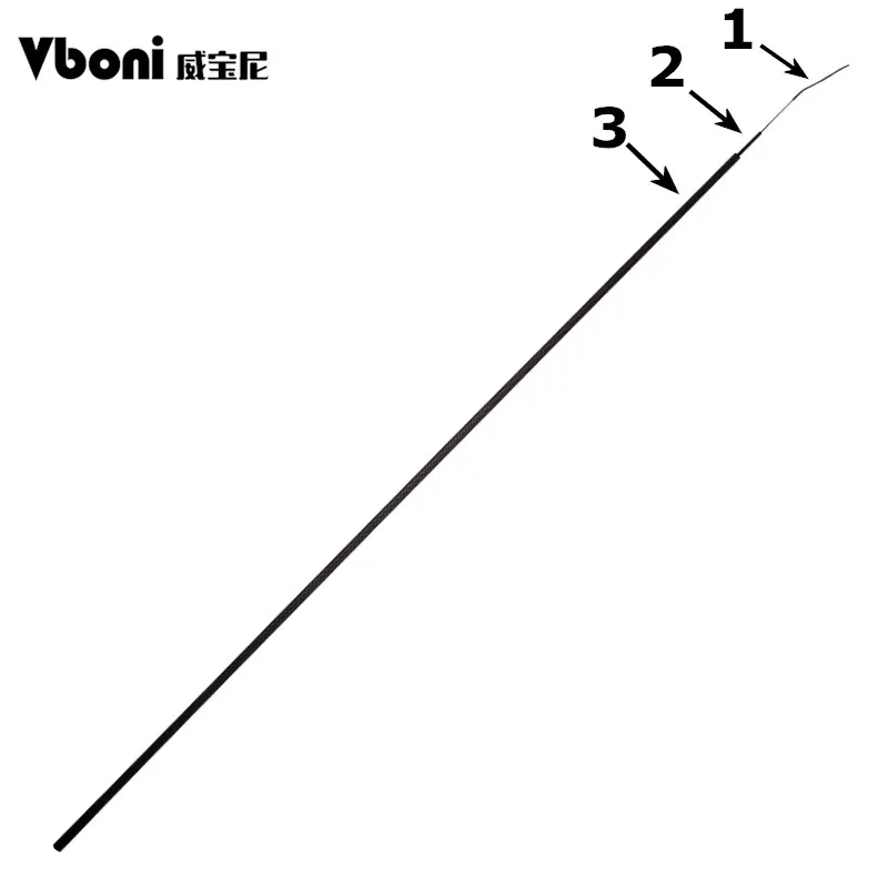 VBONI телескопическая удочка Топ 3 наконечника (VBONI 01 / VBONI02 VBONI03) подсказки для