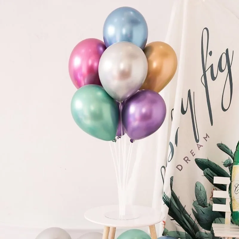 1 Набор шаров колонна база баллонов держатель с чашкой стол плавающая Подставка для свадьбы и дня рождения настольные Мячи фиксированные принадлежности - Color: 10