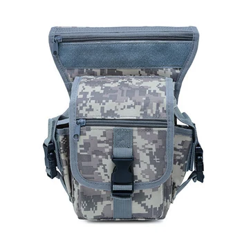 

Men Military Zipper Fanny Waterproof Travel Oxford Cloth Outdoor Hiking Waist Pack Hip Drop Belt Climbing Pocket Leg Bag Fishing