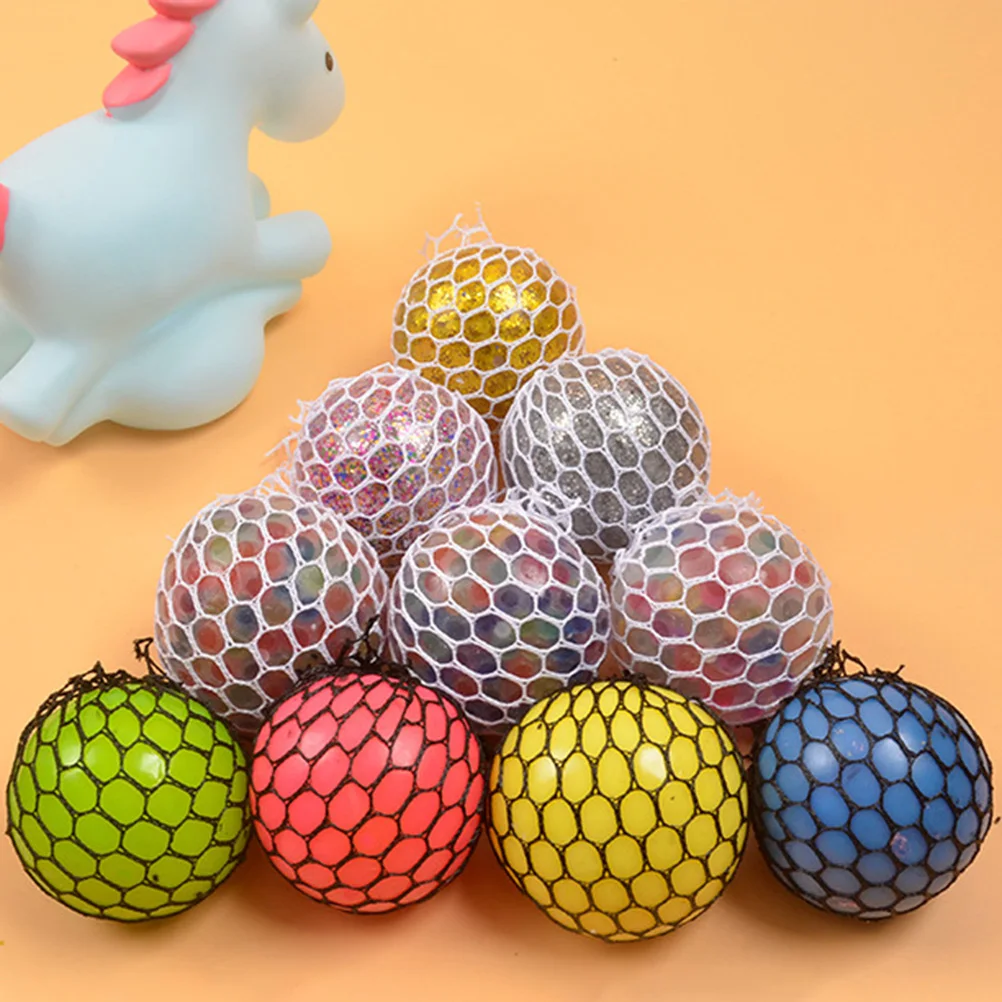 Необычные Мягкие сетчатые шарики для снятия стресса сжимаются виноградные шары ручные игрушки сенсорные Забавные игрушки подарки гаджеты для взрослых и детей#30
