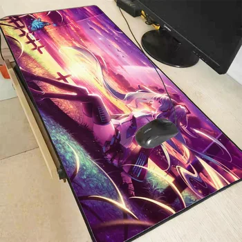

Mairuige Hatsune Miku Butterflies Large Gaming Mouse Pad Lockedge Mouse Mat Keyboard Mat Table Mat Desk Mat for Notebook Gamer