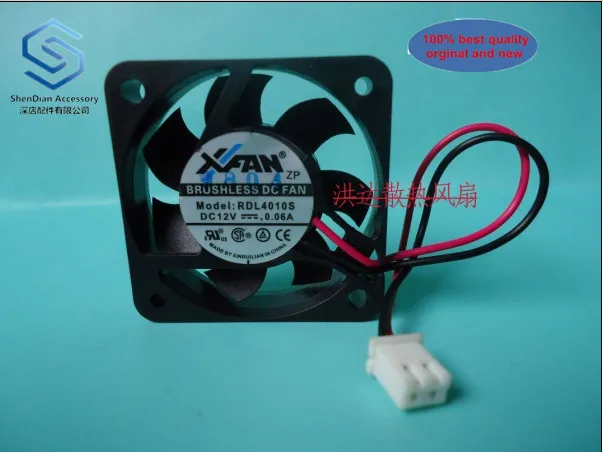 

1pcs 100% orignal new RDL4010S 4010 12V SL 0.06A silent fan CPU fan best quality