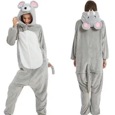 Кингуруми Пижама в виде животного для взрослых женщин единорог пижамы Onesie панда Пижама Аниме Мультфильм Комбинезоны Witner Пикачу ночнушка комбинезон