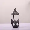 Miniature Cat LED Night Lamp Creative Resin Cat Animal Night Lamp Kitty Table Lamp Children's Cartoon Room Lamp Decro Home 2