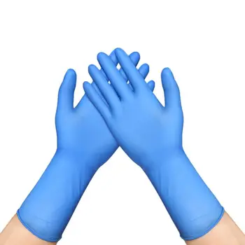 

10pairs 12 inches Disposable Washing Cleaning Nitrile Gloves Work Safety Gloves