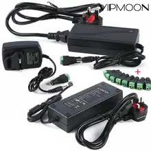 Ac 100-240v dc 5v 12 v 1a 3a 5a 6a 8a 10a adaptador fonte de alimentação carregador de 12 volts para tiras led luz com conector fêmea