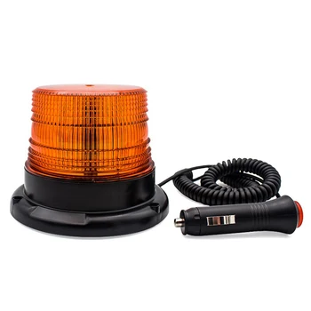 

LED Strobe Light Yellow/Amber Warning Lights Super Bright Emergency Warning Flash Beacon Light with 12V Cigarette Lighter Plug w