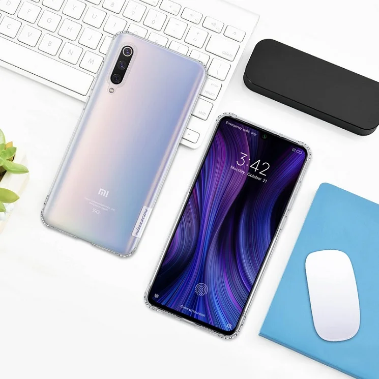 Для xiaomi mi 9 pro 5g чехол Nillkin натуральный прозрачный мягкий кремний TPU чехол для xaio mi 9 pro Чехол для глобальной версии 6,39 - Цвет: Transparent