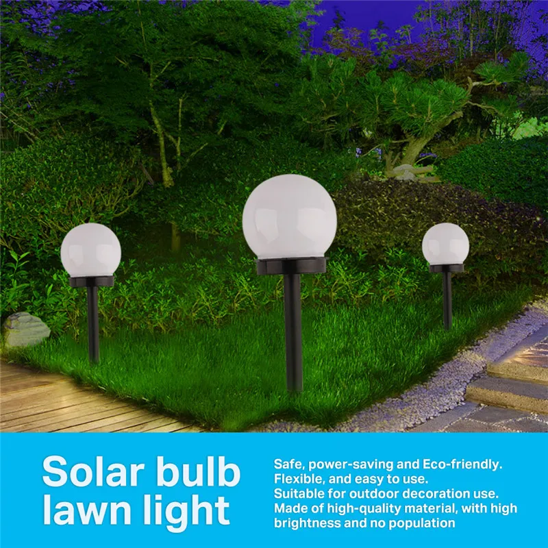 Luz LED Solar para jardín, luces para exteriores, lámpara de paisaje impermeable para camino, iluminación de Patio, entrada de casa