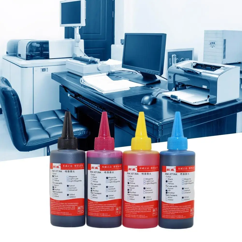 100ml Refill Ink For Hp 910 910xl Office Jet Pro 8035 8028 8025 8022 80 For Hp Canon Desktop Inkjet Printers Ink Ink Cartridges Aliexpress