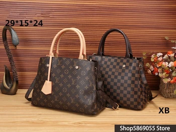 

Luxury Leather Handbags Women Bags Designer Brand Women's Shoulder Bags Large Capacity Ladies Hand Bags L305 Louis Vuitton LV-