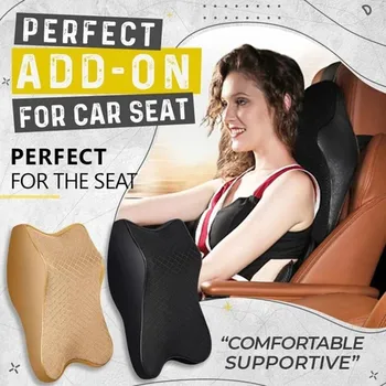 

Car Seat Head Neck Rest Massage Pillow Space Memory Neck Headrest Car Cover Vehicular Pillow Seat Headrest Accessories hot