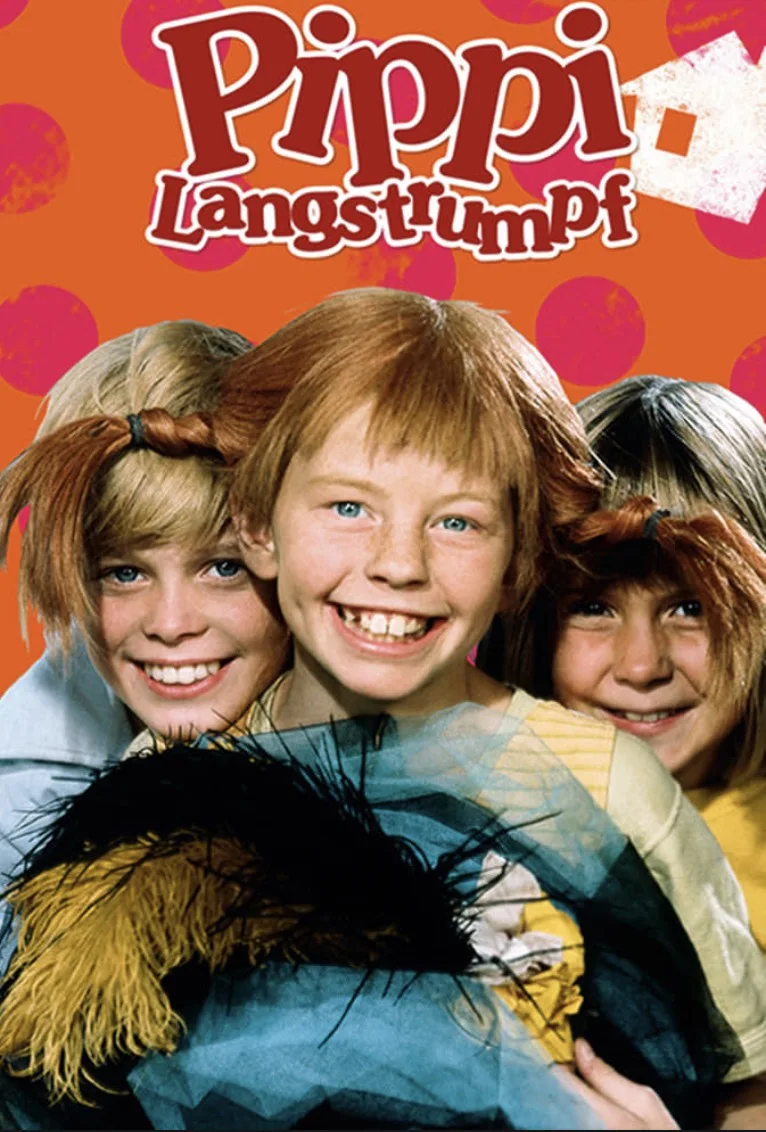 Рисунок Pippi Longstocking детская художественная детская комиксы мультфильм декоративный постер настенный холст стикер в детскую комнату дома подарок