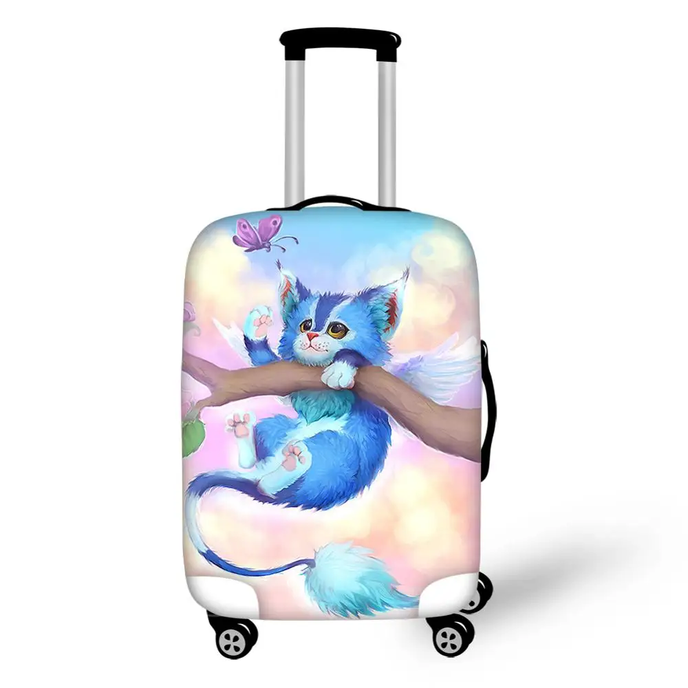 

2020 Water-proof Suitcase Cover Kawaii Cats Animal Elastic Dust-proof Luggage Cover Luggage Protective Accessories Only Cover