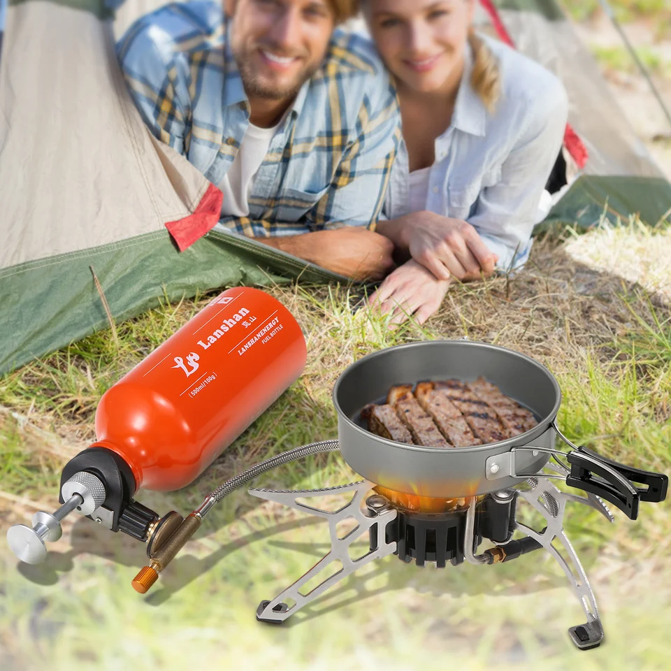 Campingkocher Kraftstoff - 4500W Outdoor Kochherd Für Wandern & Camping