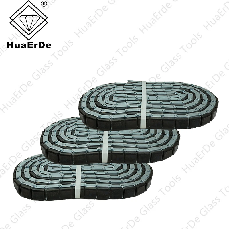 

high quality Conveyor Chain for glass Conveyor Chain & Rubber Pad Glass Machine Accessories.