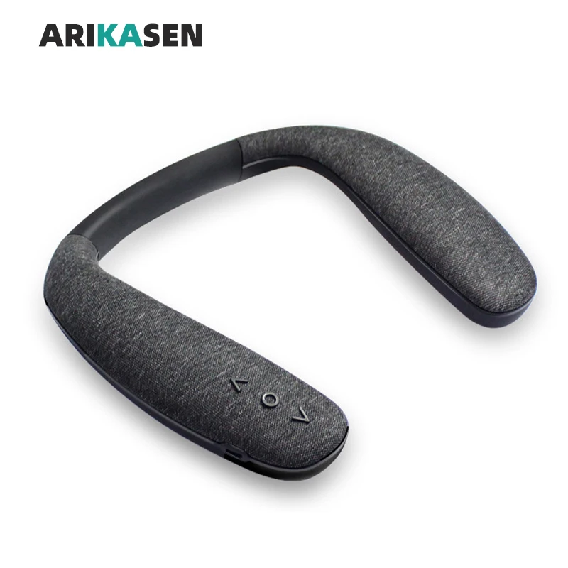 Neckband Bluetooth Speakers 12H music Wireless Wearable Speaker True 3D Stereo Sound Portable Personal Speakers with microphone mini bluetooth speaker,portable speaker,bluetooth speaker,neckband speaker,audio speaker