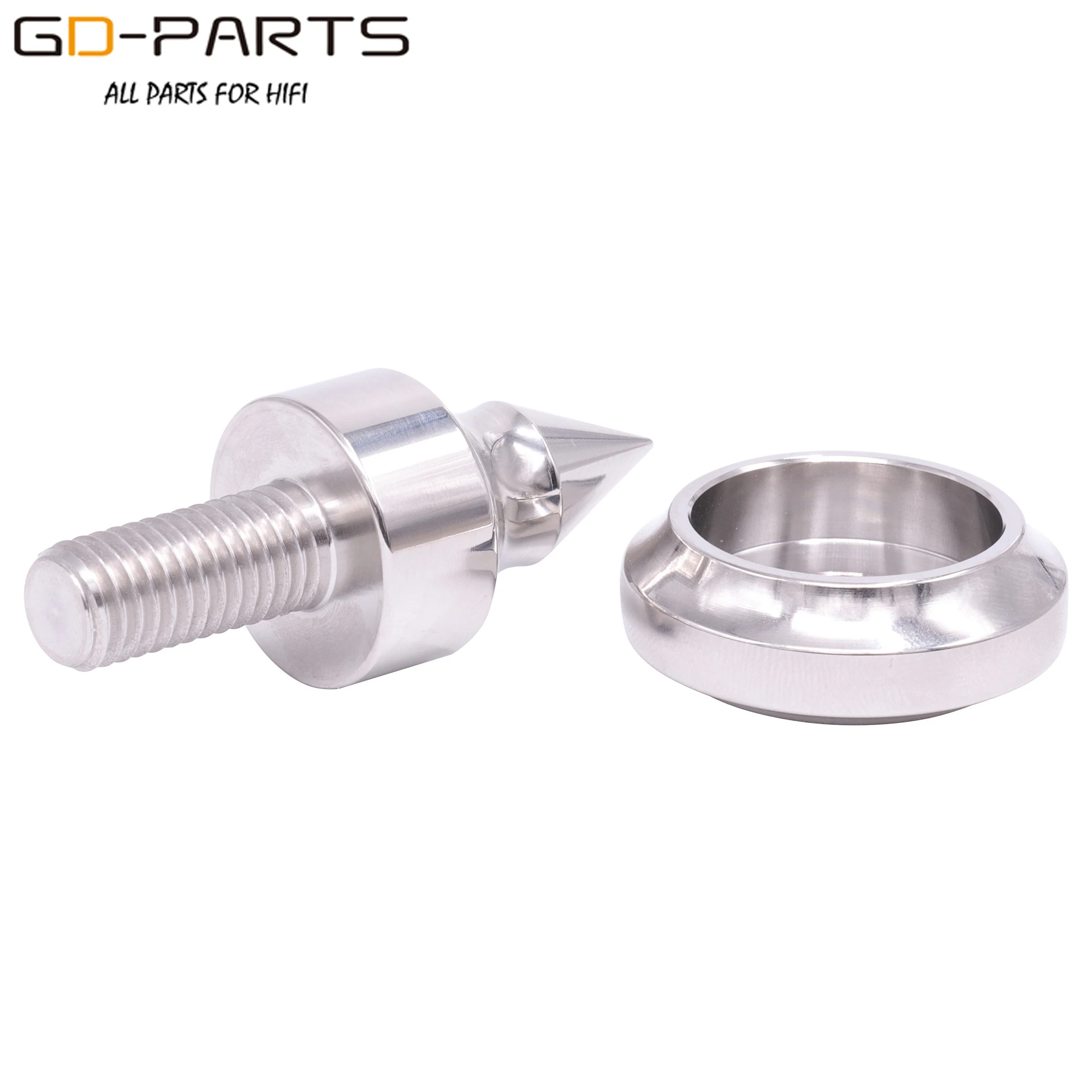 Ponteira de Isolamento de Alto-falante Amortecedor de Aço 316 para Áudio Plugue Inoxidável Hifi Gravador Giratório Amplificador Altura Ajustável m6 m8 - Image 6
