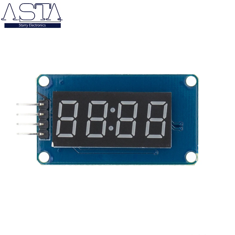 TM1637 4 бит цифровой светодиодный Дисплей модуль для arduino 7-сегментный 0 36 дюйма часы