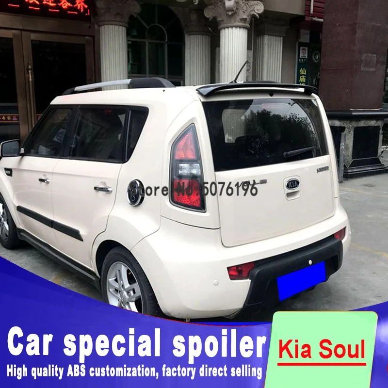 

Car Accessories ABS Unpainted Color Rear Trunk Boot Wing Lip Roof Spoiler For Kia Soul 2010 2011 2012 2013 2014 2015