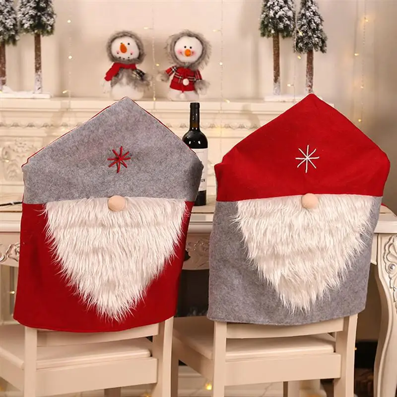 santa hats for dining chairs