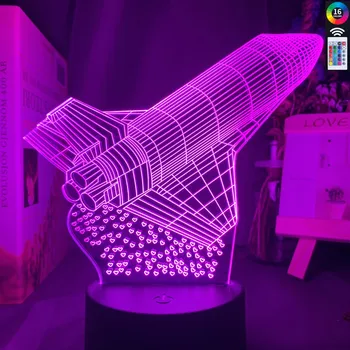 

Project Apollo Spacecraft Led Night Light For Kids Bedroom Decoration Unique Gift For Child Study Room Table Lamp 3d Illusion