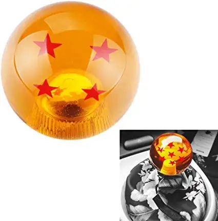 4 star Универсальный Dragon Ball Z 8 шариковая ручка переключения передач JDM 4 5 6 Скоростной Круглый Универсальный подходит для джипа и т. д. подходит для большинства автомобилей - Название цвета: 4 star